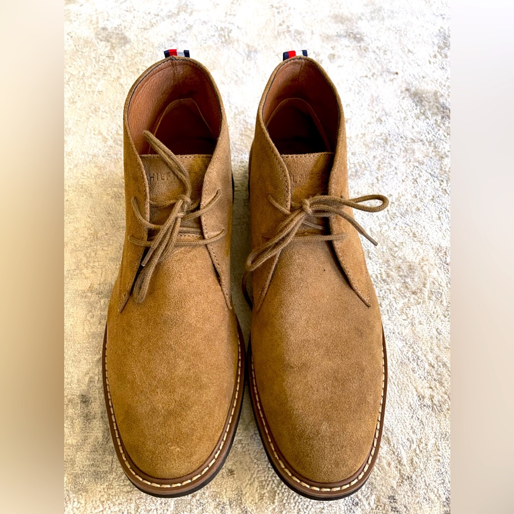 Stylish Men’s Suede Chukka Boots by Tommy Hilfiger